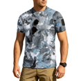 thumbnail image 3 of Men's Quick Dry Camo T Shirts Athletic Running Gym Workout Short Sleeve Tee Shirts for Men, 3 of 7