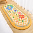 thumbnail image 1 of Alfombrillas de planta de flores pequeñas, alfombras suaves y frescas, Alfombra de entrada para el hogar, dormitorio, inodoro, puerta de baño, almohadilla de pie antideslizante absorbente Fivean unisex, 1 of 2