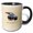 Black/White, variant on 3drose, and Pigs Might Fly Funny Animal Photo Vector, 11oz Two-tone Blue Mug