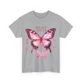 thumbnail image 3 of Butterfly Breast Cancer Ribbon Shirt, Butterfly Fighter Shirt ID-0629-UWLE, 3 of 10