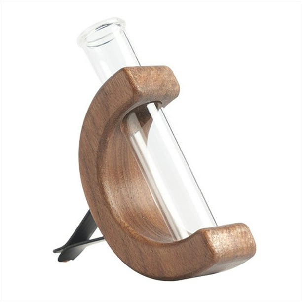 Clip Ventilación para Florero Automóvil,Propagación Ventilación Automóvil,Clip Ventilación para Florero Mini Automóvil,Tubo Vidrio con Soporte Clip para Florero de Automóvil,A