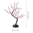 thumbnail image 3 of Árbol de luz LED, árbol de rosas, blanco cálido, ramas ajustables, lámpara de árbol LED, árbol decorativo, iluminación de árbol iluminada, Indo, 3 of 5