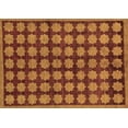 thumbnail image 1 of Ahgly Company Indoor Rectangle Abstract Brown Modern Area Rugs, 2' x 3', 1 of 4