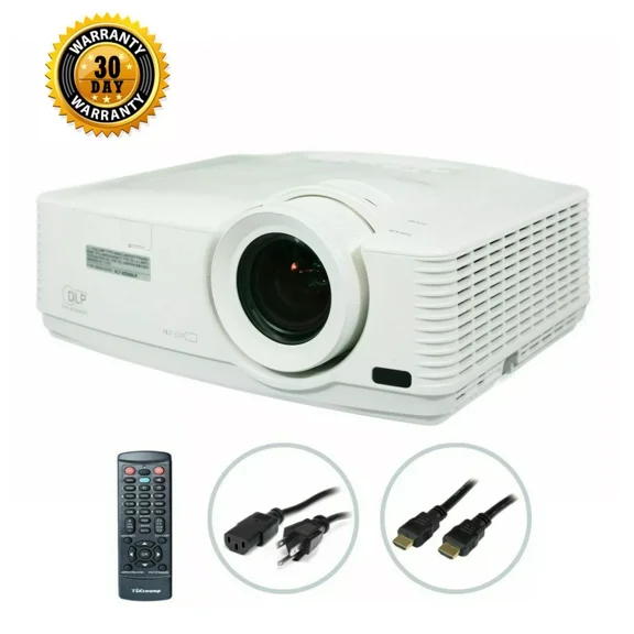Pre-Owned Mitsubishi WD570U DLP Projector HDMI for Presentation Cinema Gaming Home