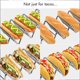 thumbnail image 4 of Juego de 2 soportes para tacos de acero inoxidable de primera calidad para tacos duros o blandos para niños, 4 of 8