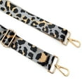 thumbnail image 2 of Wrapables Wide Adjustable Crossbody Handbag Strap, Women's Replacement Bag Strap for Purses, Gray Leopard Print, 2 of 7