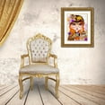 thumbnail image 3 of Sheena Pike Art 15x18 Gold Ornate Wood Framed with Double Matting Museum Art Print Titled - Tiger loving Tessa Munchkinz, 3 of 4