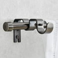 thumbnail image 1 of Better Homes & Gardens 5/8" Plated Pewter Adjustable Add on Curtain Rod Kit, 32"-120", 1 of 9