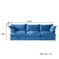 thumbnail image 5 of Sodrens Modular Sectional Sofa Couch,122.82" Velvet 3 Seater Sofa,Minimalist Style Comfy Couch for Living Room Apartment,Blue, 5 of 11