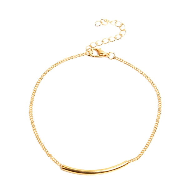 Guardurnaity Tobillera de mujer, accesorio de moda, decoración de tobillo, cadena de tobillos para decoración de vestidos Ropa, zapatos y accesorios Miscelánea dorado