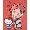 Jujutsu Kaisen X Hello Kitty Women's Chibi Ryomen Sukuna Boyfriend Fit