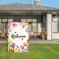 thumbnail image 3 of Floral Welcome Garden Flag With Bees And Tulips For Home Outdoor Garden Yard Decor 12x18 Inch, 3 of 5