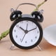 thumbnail image 4 of Mini reloj de alarma de metal para niños de escritorio redondo con número de marcación de dibujos animados (negro) Likrtyny Libre de BPA, 4 of 9