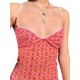 thumbnail image 3 of VISgogo Vestido de verano con tirantes para mujer, estampado, sin mangas, con cuello en V, dobladillo con volantes, falda de una pieza para mujer VISgogo moda, 3 of 9