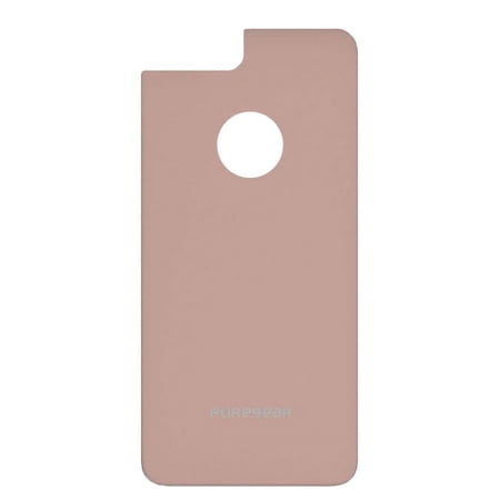 PureGear [Blush Rose Gold] Rear/Back Tempered Glass Plate/Panel for Apple iPhone 8 Plus, 7 Plus, 6 Plus, 6s Plus