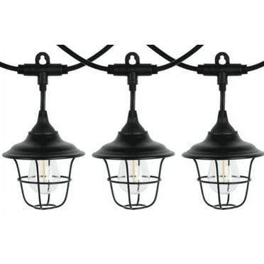 AutoDrive 120 Volts 10 Count Warm White LED Retro Metal Outdoor RV String Light