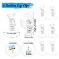 thumbnail image 3 of Tazas de Succión Con Clips, 8 Pezas de Gran Capacidad Copa de CLIPS NONSLIP PARA SALON DE UNadas, 3 of 7