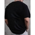 thumbnail image 3 of Men's Stylish Graphic Tee Shirt Cool Summer Casual Short Sleeve Crew Neck Cotton TShirt For Men Unique Artistic Print Comfortable Breathable Tops For Daily Wear Perfect Gift For Him| Two colors S-5XL, 3 of 4
