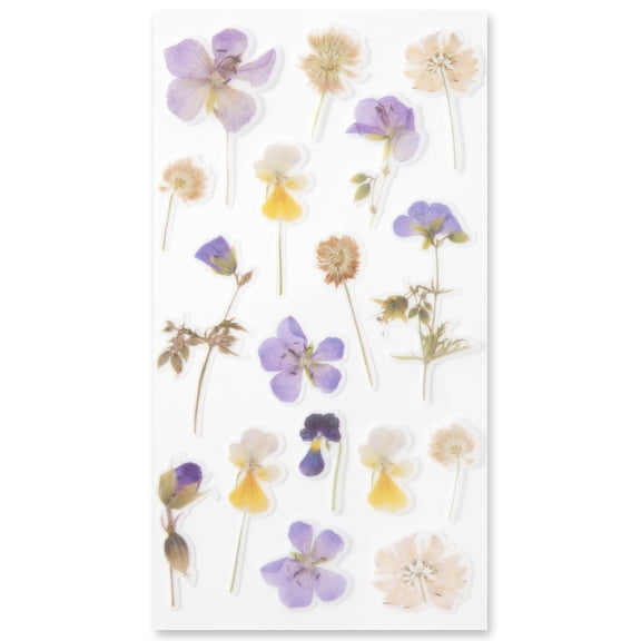 12 Pack: Pansy Flower Stickers by Recollections