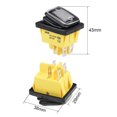 thumbnail image 2 of Unique Bargains Boat Rocker Switch White LED Waterproof Toggle Switch for Boat Car Marine ON/OFF AC/DC 24V/15A 5pcs, 2 of 4