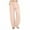 Pink, variant on lulshou Linen Pants Women, Women's Casual Trousers Solid Drawstring Waist Long Pants with Pocket Wide Leg Pants Woman Work Pants
