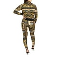 thumbnail image 2 of Victorious Women's Luxury 2 Piece Tracksuit Set - Sweatshirt Jacket and Sweat Pants VL209 - Black - X-Large, 2 of 5