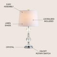 thumbnail image 5 of JONATHAN Y Riley 25" Crystal LED Table Lamp, Clear, JYL2040A, 5 of 8