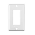 thumbnail image 2 of axGear Single Gang Receptacle Decorator Wall Plate, 2 of 3