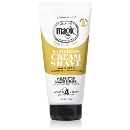 Magic Shave Cream For Bald Head  6 Oz.  Pack of 12