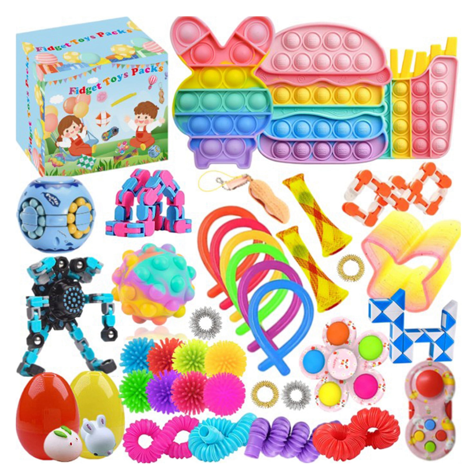 Tigerhu Fidget Toys, Fidget Toys Pack Sensory Toys, Jouets Anti