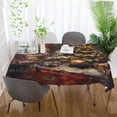 thumbnail image 6 of BZSMCE Square Tablecloth Christmas Trees Painting Pattern Tableclothes, 6 of 9