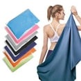 thumbnail image 2 of Toallas de microfibra para viaje, toalla de secado rápido, superabsorbente, ultraligera, para Yoga, natación y gimnasio, 2 of 4
