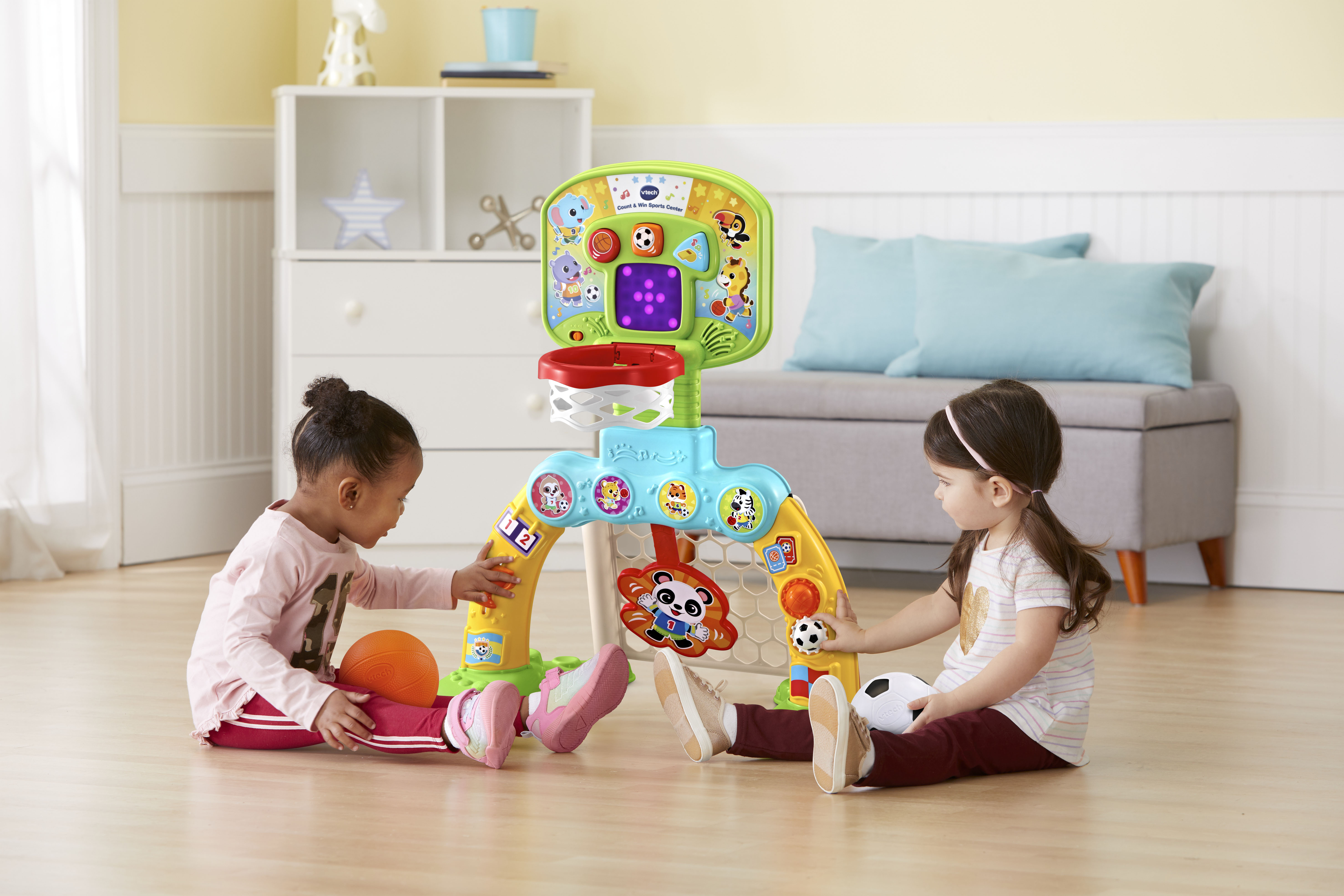 VTech Count & Win Sports Center, Basketball and Soccer Toy for Toddlers, Teaches Physical Activity - image 8 of 13