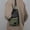 42#Green, variant on Chest Bag Crossbody 30cm, Adjustable Strap Multi Pocket for Sports Travel, Layered Compartment Reflective Night Safe, Lightweight Durable Fabric and Outdoor Daily Commute