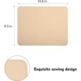 thumbnail image 3 of Leather Mouse Pad,Wood Mouse Pad,Double Side Mouse Pad,Stitched Edges,Equipped with Coaster Mouse Pads, 3 of 5