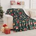 thumbnail image 1 of Cozy Christmas Blanket 0 GSM Flannel Queen Size for Home Decoration Ultra Soft Christmas Lights Queen 50"x60", 1 of 8