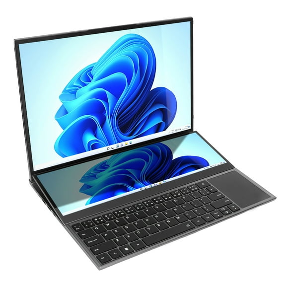 16 Inch Laptop, with 14in Touchscreens Auxiliary Display & Trackpad, 8GB RAM, 64GB ROM, for Core I7 Processor, 1920x1200, 13600mAh Battery, Laptop for 11/10