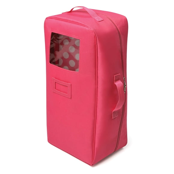 Funda de viaje para muñecas con forma de tejón, con cama y ropa de cama, muñecas de 18 pulgadas