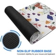 thumbnail image 6 of Long Mouse Pads for Desk,Pioneer Flower Floral Print Pattern Desk Mats on Top Of Desks, Desk Mouse Pad Extra Large with 3mm Non-Slip Base and Stitched Edge for Gaming,Office,Work,Home 31.5"x11.8", 6 of 6