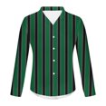 thumbnail image 4 of LNWUY Fashion Long Sleeve Dress Shirts for Men Black Dotted Spots Red Slim Fit Button up Shirt Soft Comfy Breathable Casual Clothing Green XXXL, 4 of 4