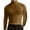 Brown, variant on Men's Winter Turtleneck Long Sleeve Thermal Shirt Comfortable Casual Solid Color Top,Size M