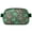 Dark-green-11, variant on Colorful Weed Leaf Chest Bag for Women – Water-Resistant Belt Bag with Secure Zip Pockets – Psychedelic Hemp Leaf Travel Pouch with Lightweight Comfort Fit
