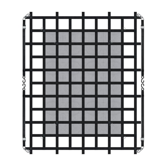 Cargo Net Heavy Duty 72x57", Adjustable Straps & S-Hooks - 1100 Lbs Capacity - Truck Bed Net for Pickups, SUVs, Trailers - Secure Luggage & Cargo