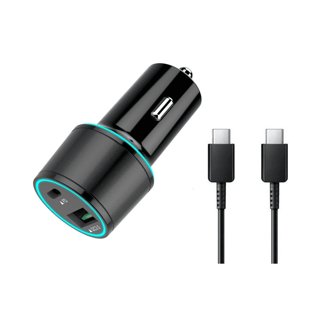 USB C Car Charger UrbanX 20W Car and Truck Charger For BLU Vivo XI+ with Power Delivery 3.0 Cigarette Lighter USB Charger - Black, Comes with USB C to USB C PD Cable 3.3FT 1M