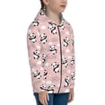 thumbnail image 5 of Picia Panda Flying in the Sky (2) for Boys Fashion Full-zip Hoodies & Sweatshirts with Kangaroo Pocket,Zip-up Hooded Sweatshirt for Kid, Moisture Wicking & Breathable-Small, 5 of 6