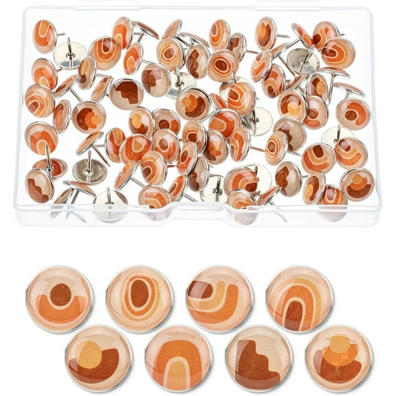 Mr. Pen- Decorative Push Pins, 80 Pack, Boho Theme, Cute Push Pins