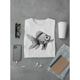 thumbnail image 3 of Cute Exotic Fish Sketch, Male 4X - Men T-Shirt, 4XL, 3 of 4