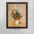 thumbnail image 7 of Flower In White Vase By Odilon Redon, World Famous Wall Art Collection, Wall Decor Pictures for Living Room, 11x14, 2456W, 7 of 7