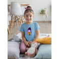 thumbnail image 2 of Cute Witch Girl Pumpkin Costume T-Shirt Toddler -Image by Shutterstock,  3 Toddler, 2 of 4