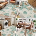 thumbnail image 5 of 3'x5' Area Rugs, Aqua Coastal Starfish Indoor Outdoor Area Rug for Living Room Bedroom, Farmhouse Nautical Seahorse Coral Washable Bathroom Rugs Kitchen Floor Carpet Mats Home Decor Aesthetic, 5 of 8
